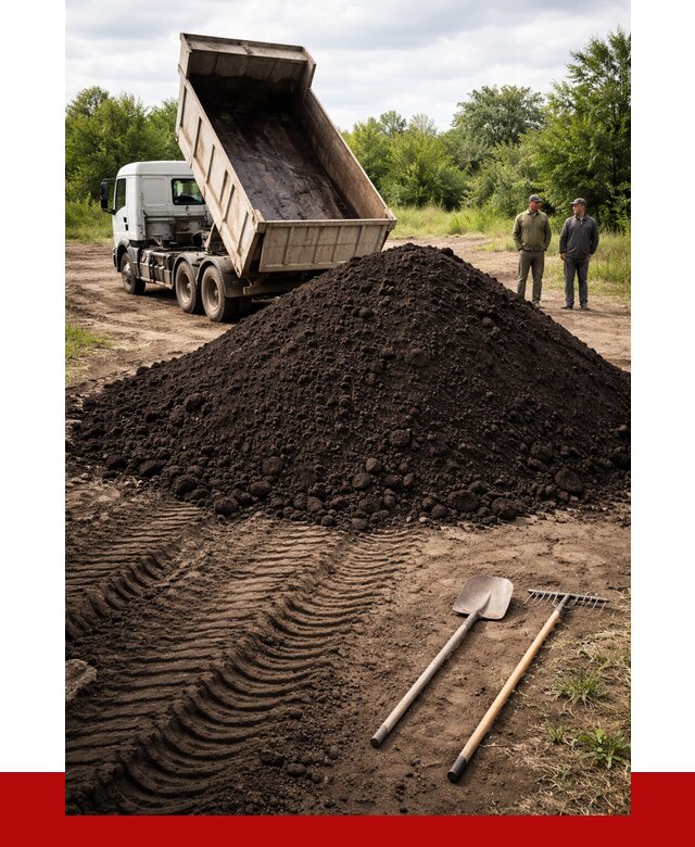 Купить чернозем навалом в Протвине от 1221 р. за куб | ПРОНЕРУДПрн