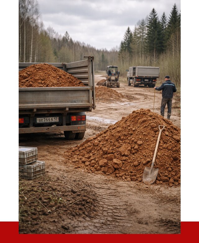 Глина и суглинки в Протвине от 4579 р. за куб | ПРОНЕРУДПрн