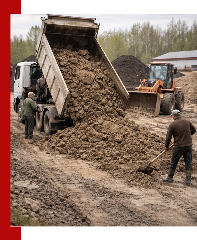 Доставка глин и суглинков в Протвине оптом и вкрай