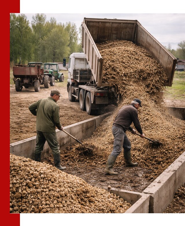 Куриный помет с доставкой в Протвине оптом и в розницу