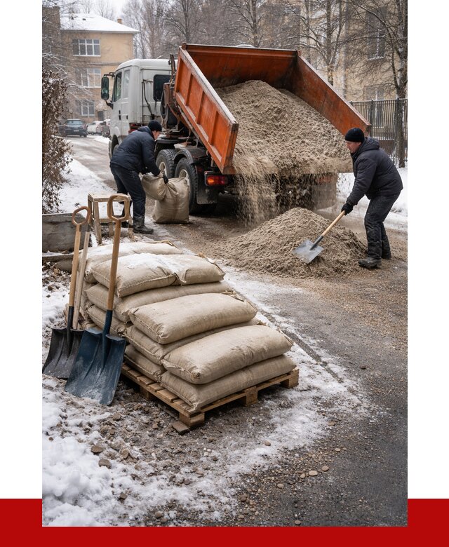 Противогололедные материалы оптом в Протвине от 4274 р. | ПРОНЕРУДПрн