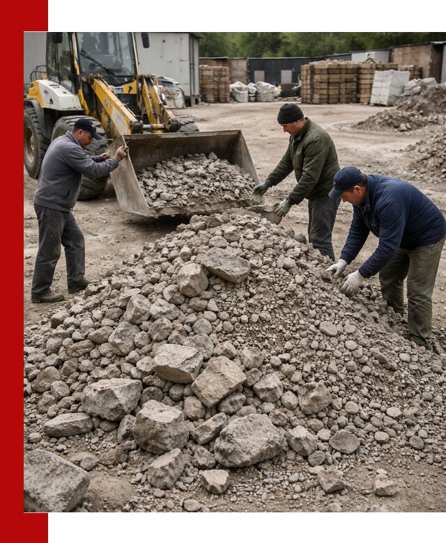 Демонтаж и вывоз бой бетона в Протвине