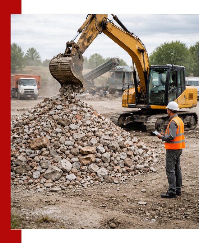 Доставка и вывоз строительного боя в Протвине