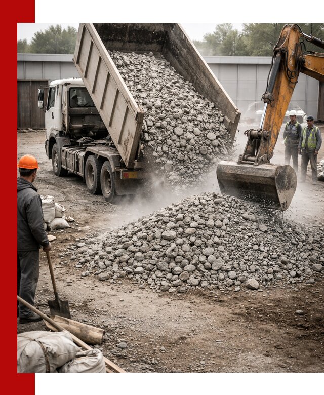Доставка дробленого бетона в Протвине оптом и в розницу
