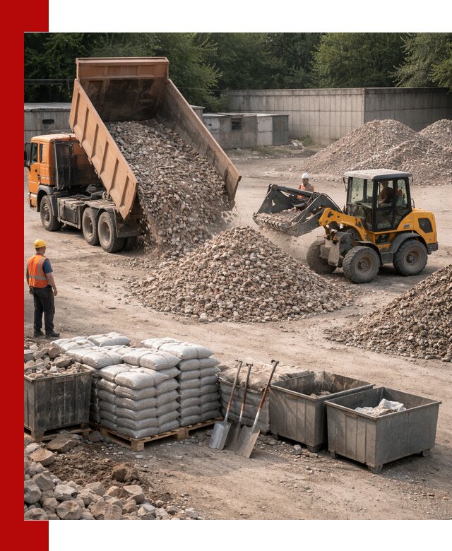 Вторичные материалы для отсыпки в Протвине — поставка и доставка