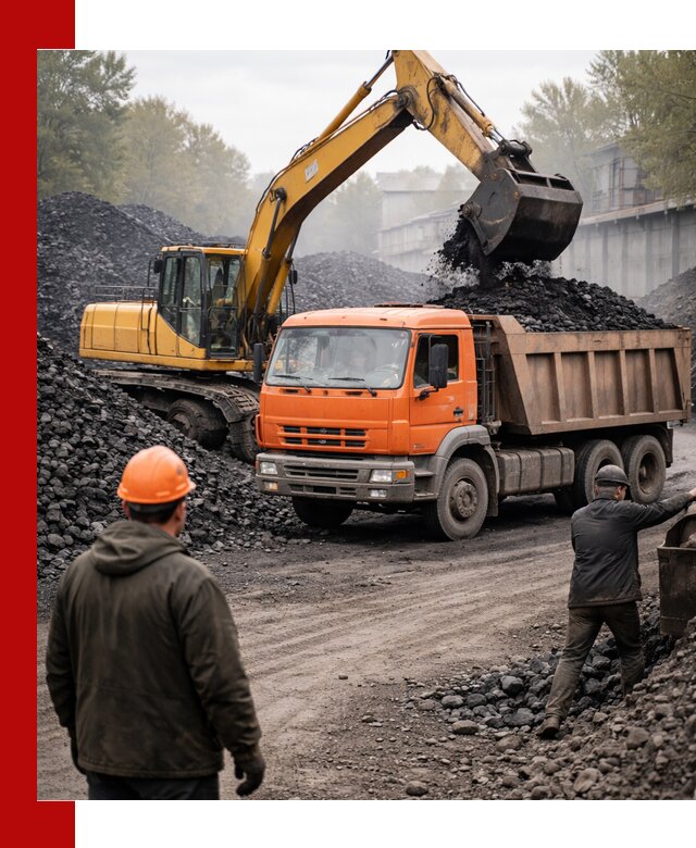 Доставка угля автотранспортом в Протвине быстро и выгодно
