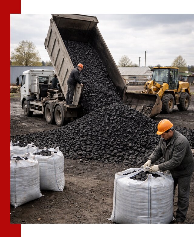 Доставка каменного угля в Протвине оптом и в розницу