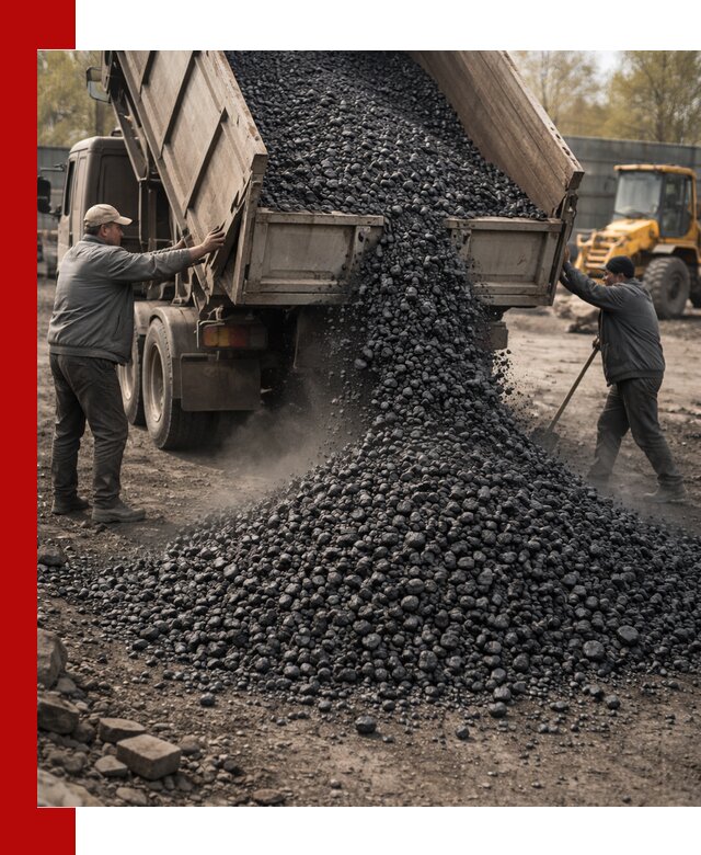 Доставка угля семечка самосвалами в Протвине