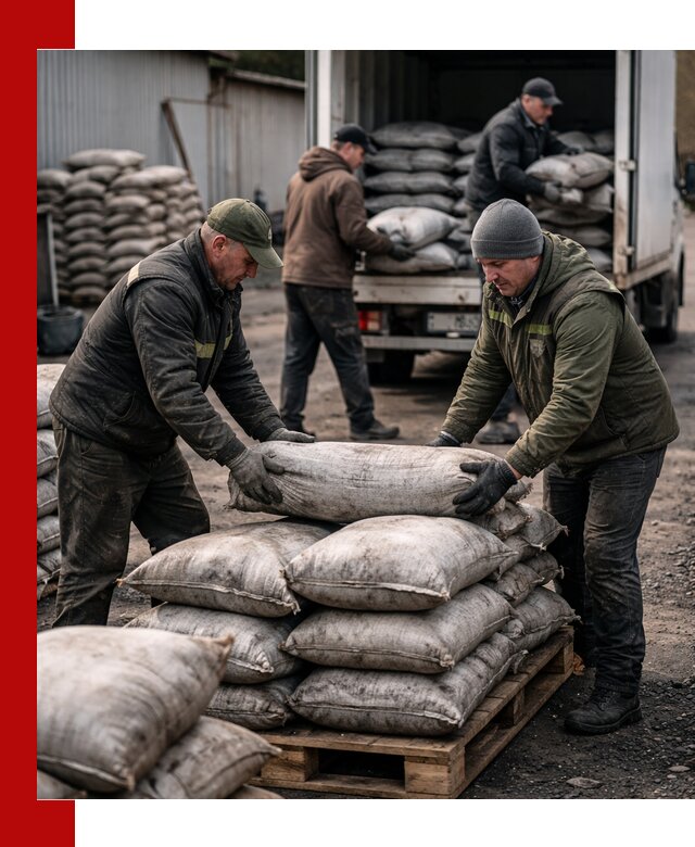 Доставка угля в мешках по выгодным ценам в Протвине