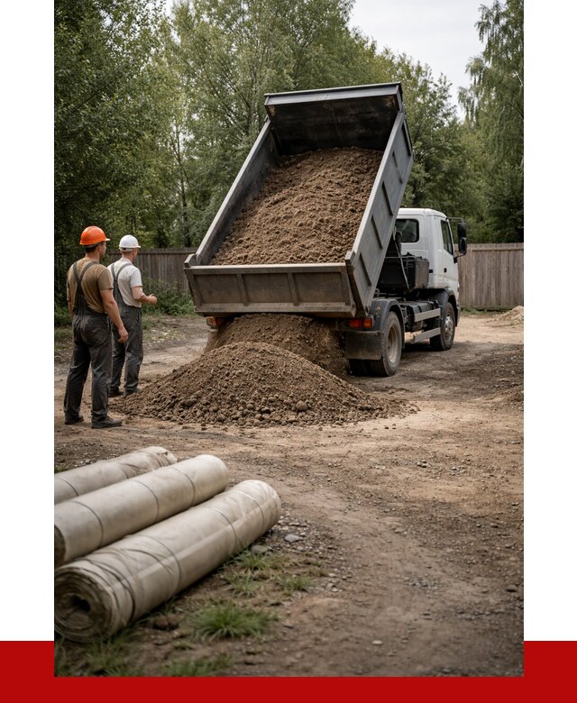 Доставка сыпучих материалов самосвалом в Протвино от 4274 р. | ПРОНЕРУДПрн
