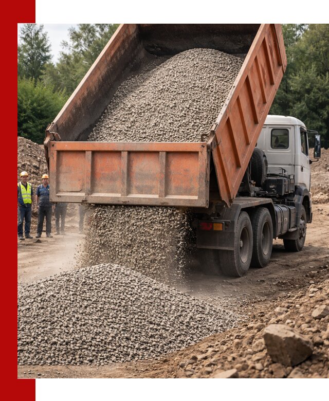 Доставка сыпучих материалов самосвалом в Протвине быстро и надежно