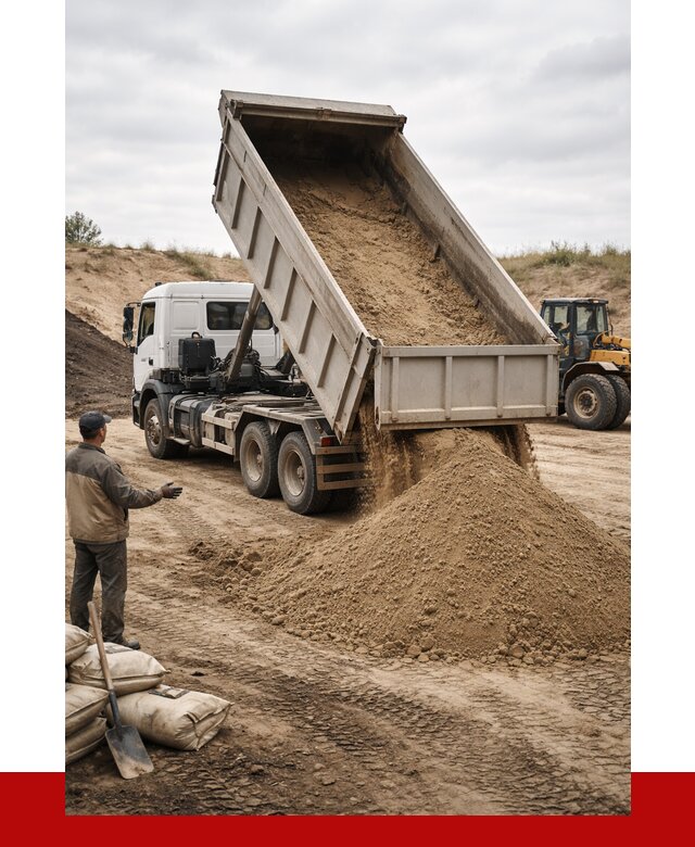 Доставка самосвалом 20 кубов в Протвине от 7631 р. | ПРОНЕРУДПрн