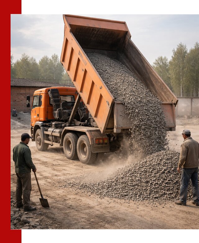 Доставка самосвалом 20 м3 в Протвине быстро и надежно