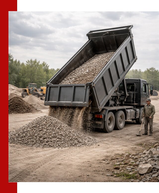 Доставка самосвалом 30 м3 по выгодным ценам в Протвине