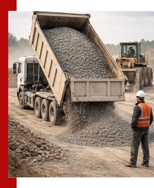 Доставка самосвалом 40 кубов цемента и сыпучих в Протвине