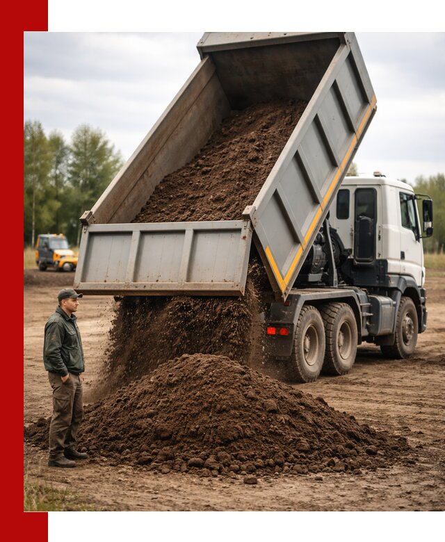 Аренда самосвала с водителем в Протвине для сыпучих грузов и навоза