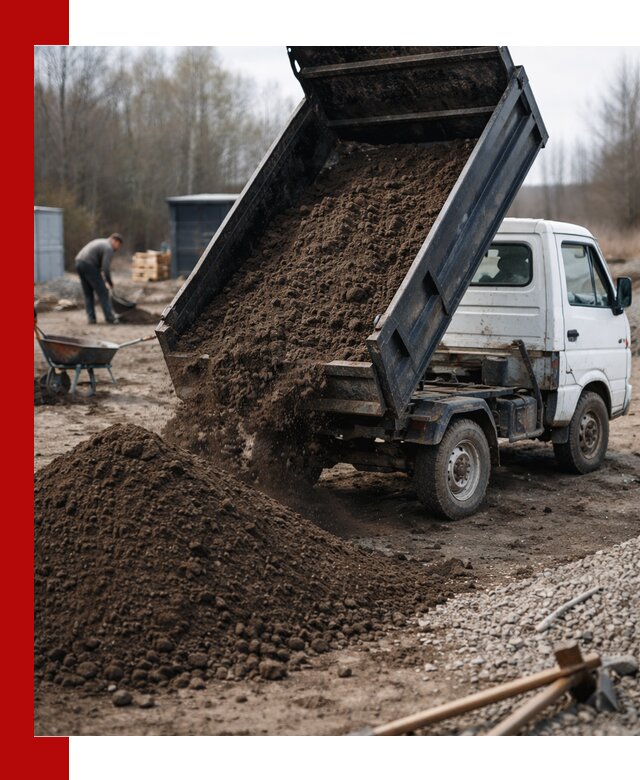 Аренда минисамосвала в Протвине для доставки сыпучих материалов