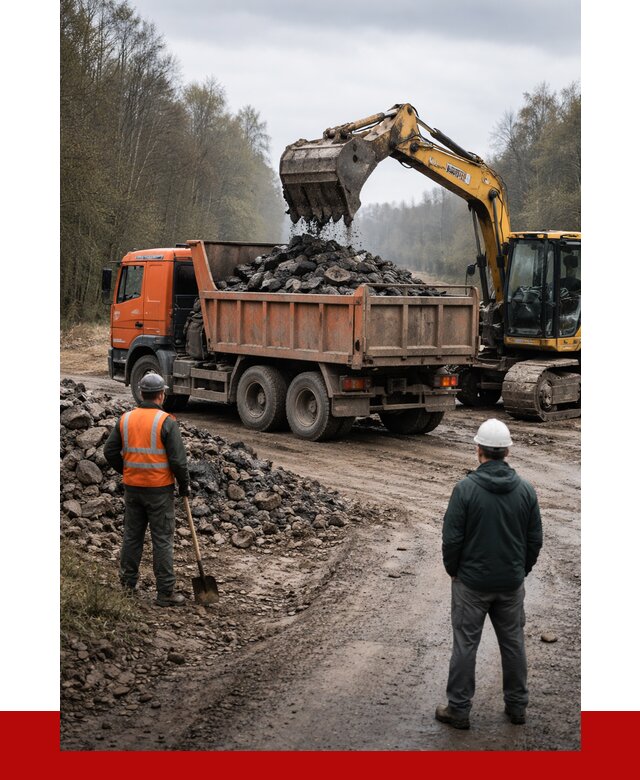 Вывоз асфальта в Протвине от 4579 р. самосвалом ПРОНЕРУДПрн