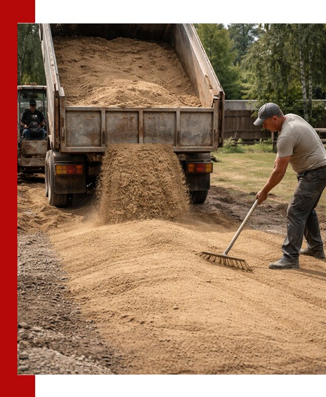 Отсыпка участка песком в Протвине быстро и качественно