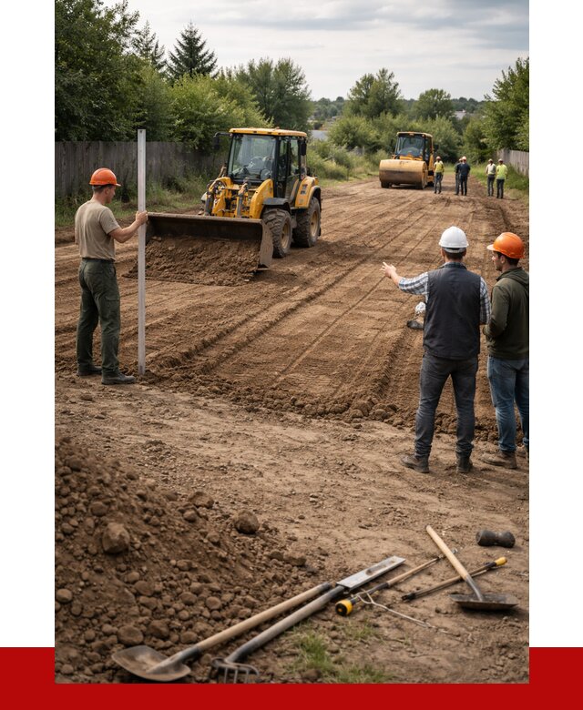 Планировка участка грунтом в Протвине от 4579 р ПРОНЕРУДПрн