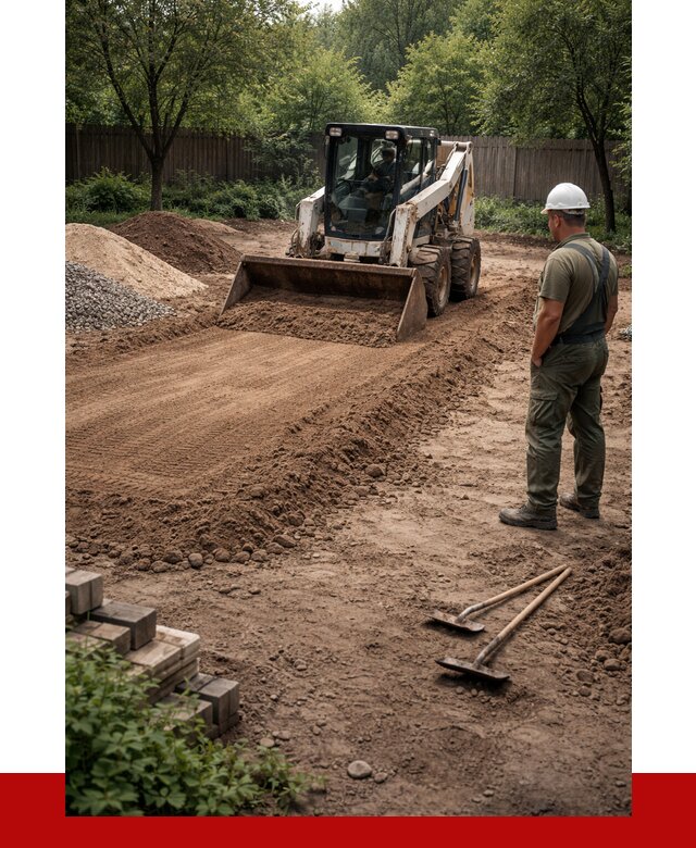 Выравнивание участка под ключ в Протвине от 3561 р. | ПРОНЕРУДПрн
