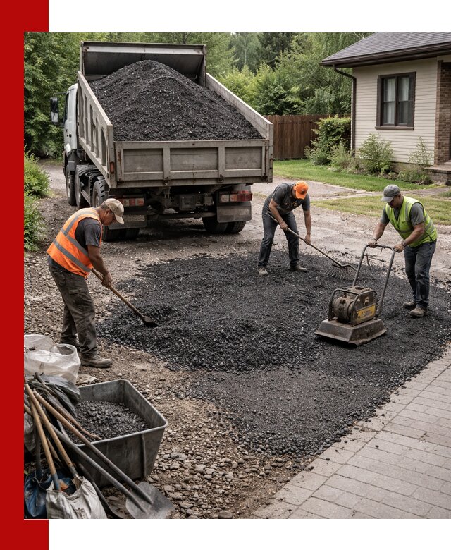 Асфальтовая крошка для двора с доставкой в Протвине